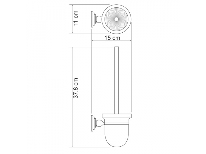 Купить Ершик подвесной WasserKRAFT Ammer 7027