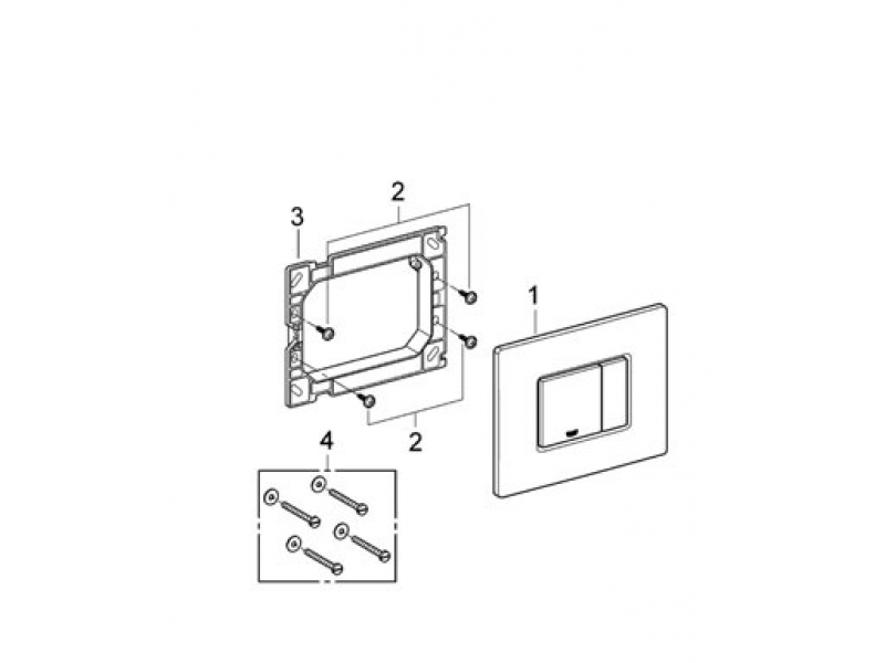 Купить Кнопка для инсталляции Grohe Skate Cosmopolitan 38776SD0