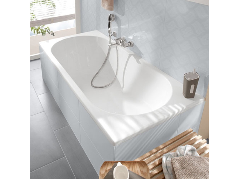 Купить Ванна Villeroy&Boch O.novo UBA170CAS2V-01 Solo 170 x 75 см в комплекте с ножками, alpin