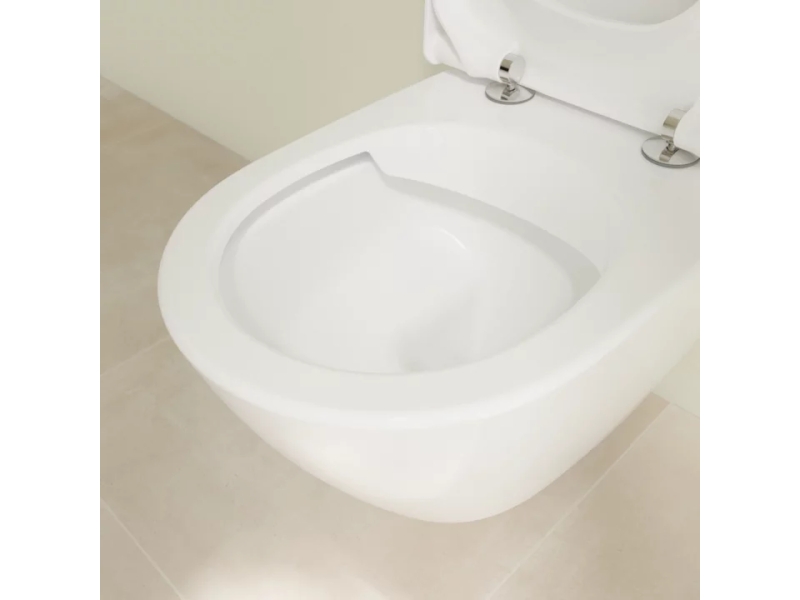 Купить Подвесной безободковый унитаз Villeroy & Boch Subway 2.0 с покрытием AntiBac и CeramicPlus, альпийский белый, 5614R0T2