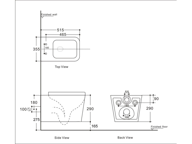 Купить Подвесной унитаз безободковый Aquanet Tavr 2.0 W (243545) Rimless, с крышкой-сиденьем Soft Close - Slimseat