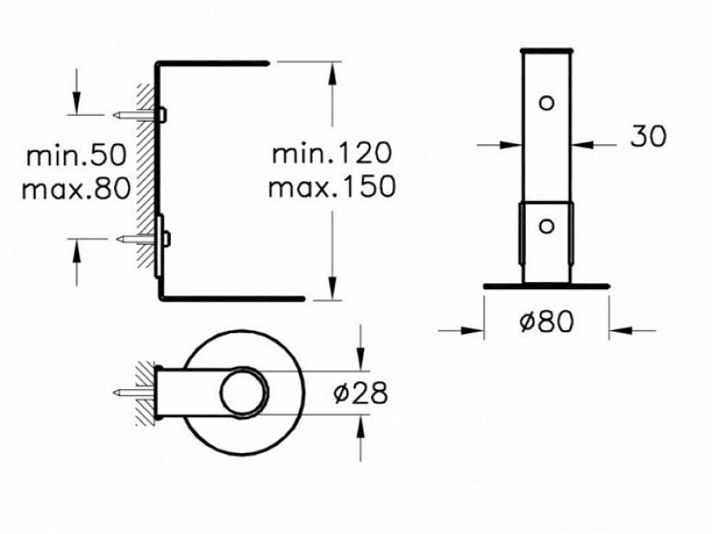 Купить Держатель дозатора жидкого мыла Vitra Origin A4489236, черный матовый