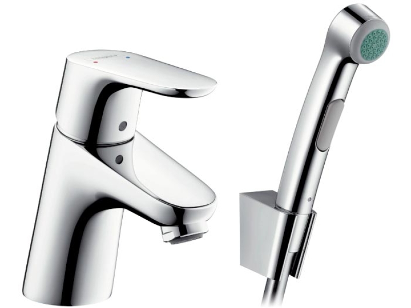 Купить Смеситель Hansgrohe Focus E2 31926000 для раковины с гигиеническим душем