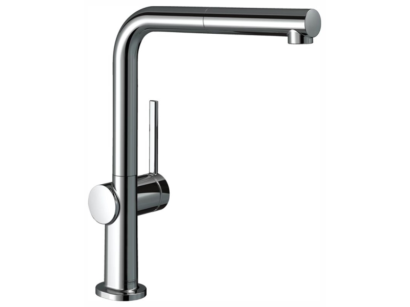 Купить Кухонный смеситель Hansgrohe Talis M54, 72845000, с вытяжным изливом, хром