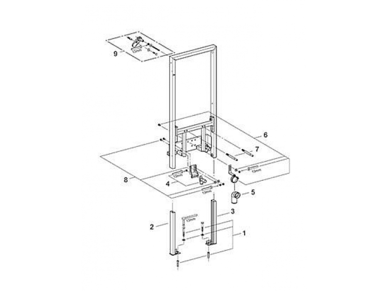 Купить Инсталляция для биде Grohe Rapid SL 38553001