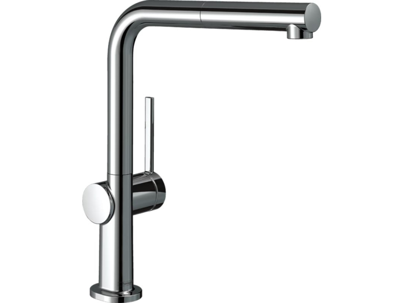 Купить Кухонный смеситель Hansgrohe Talis M54, с вытяжным изливом, хром, 72808000