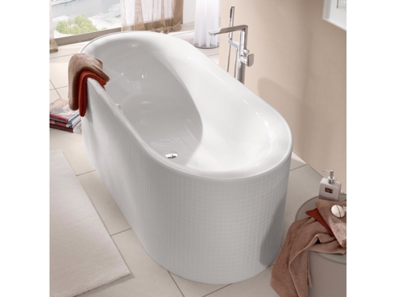 Купить Квариловая ванна Villeroy&Boch Cetus 175 x 75 см UBQ175CEU7V-01 цвет белый (alpin)