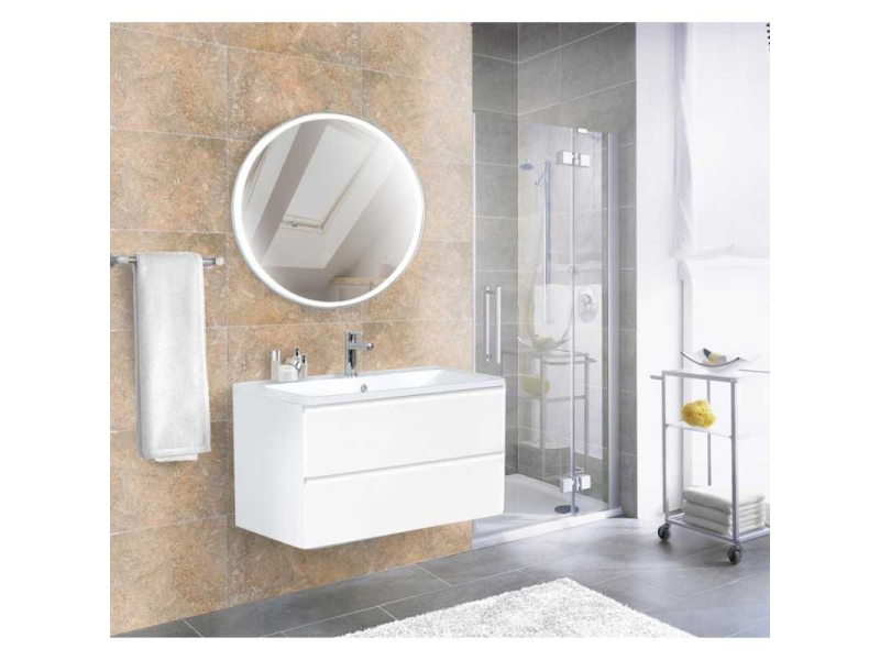 Купить Тумба под раковину BelBagno Acqua ACQUA-1200-2C-SO-BL 120 см, подвесная, цвет белый глянцевый (bianco lucido)