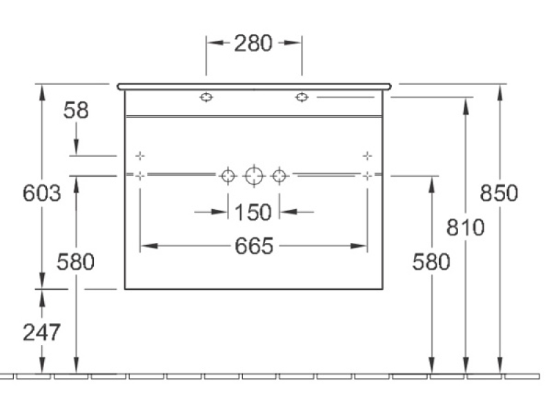 Купить Тумба с раковиной Villeroy&Boch Venticello A926 01DH+4104 ALR1