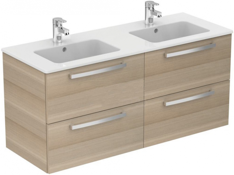 Купить Раковина двойная Ideal Standard Tempo Vanity 120 см, белый, E053401