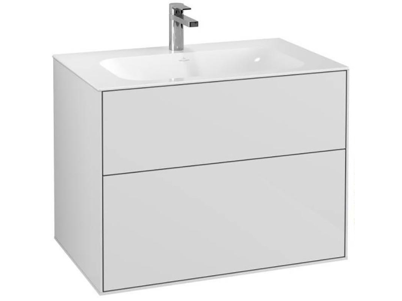 Купить Тумба под раковину Villeroy&Boch Finion F01000GF, 80 х 50 см, белый глянцевый