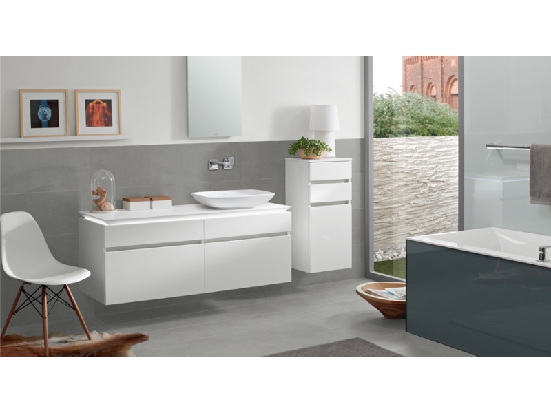 Купить Раковина Villeroy&Boch Loop&Friends, 58,5 x 38 см, встраиваемая сверху, альпийский белый, 515400