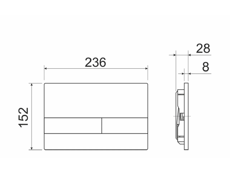 Купить Сет 4 в 1: инсталляция Ceramica Nova Envision с подвесным унитазом Metropol Rimless CN4002MB, шумоизоляция, кнопка смыва Flat хром матовый, CN4002MB_1002M_1000