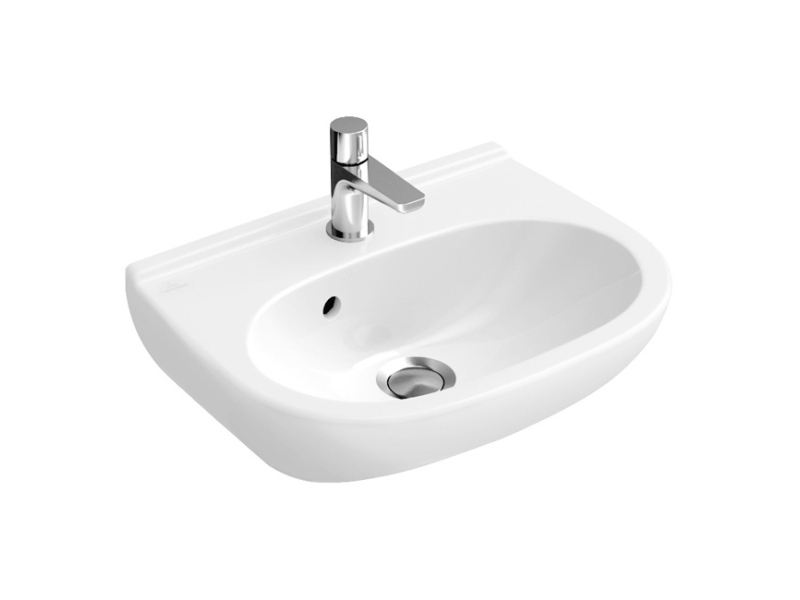 Купить Раковина Villeroy&Boch O.novo 45 х 35 см, подвесная, альпийский белый, 53604501