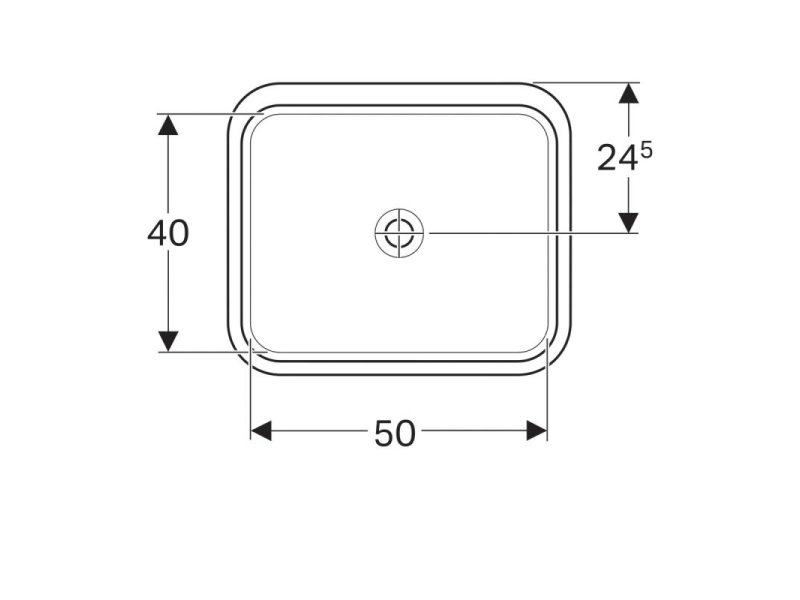 Купить Раковина Geberit Variform 500.766.01.2, 58 x 49 см, белая