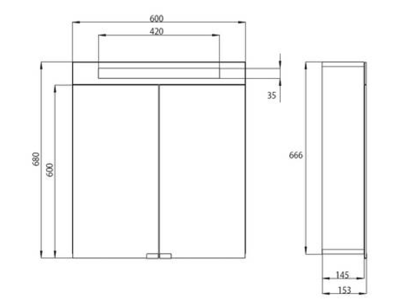 Купить Шкаф зеркальный Emco Asis 9797 050 60