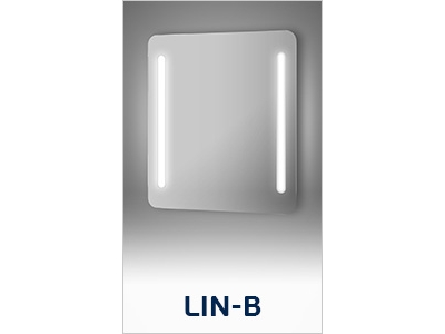 Зеркало Ellux Linea LIN-B2 Led со встроенными светильниками