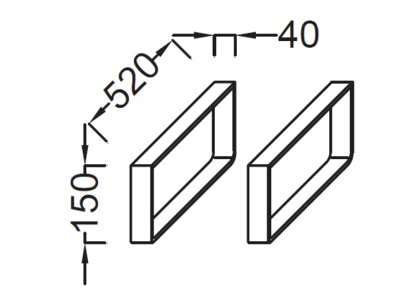 Купить Полотенцедержатель Jacob Delafon Parallel EB507-BME