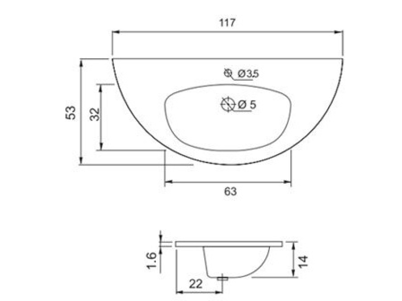 Купить Тумба под раковину De Aqua Эскалада 1867 RAL3934