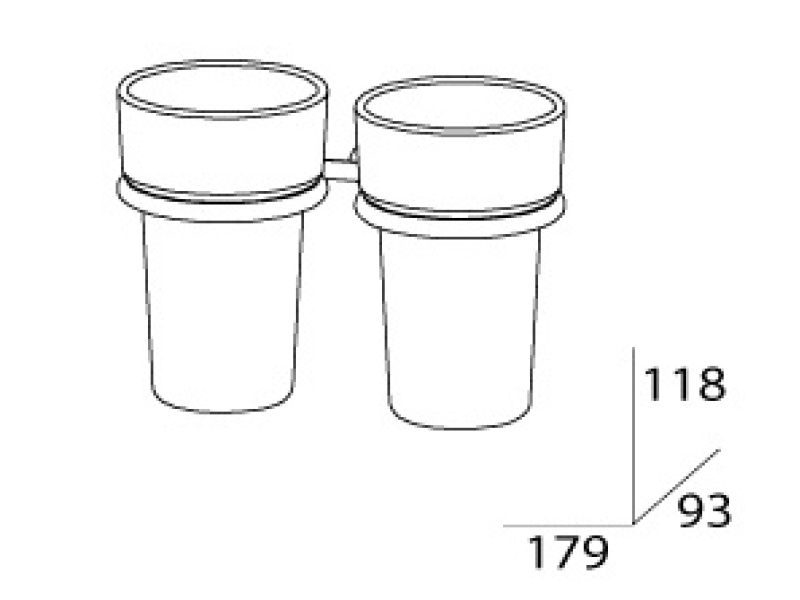 Купить Стакан двойной FBS Universal UNI 026