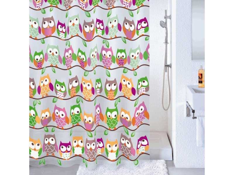 Купить Штора для ванной Milardo Cheeky Owls 530V180M11