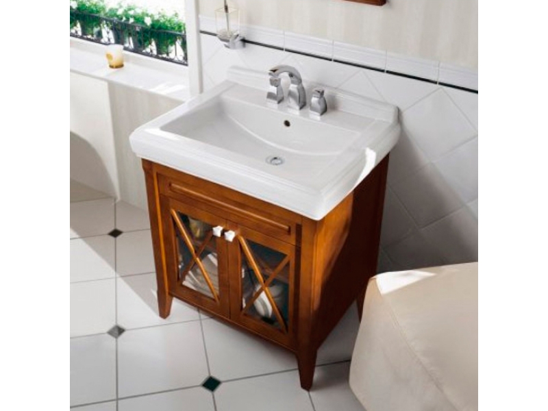 Купить Раковина Villeroy&Boch Hommage, 65 х 53 см, альпийский белый, 710165R1