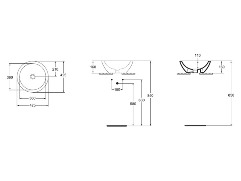 Купить Раковина Ideal Standard Strada K078301 45 см