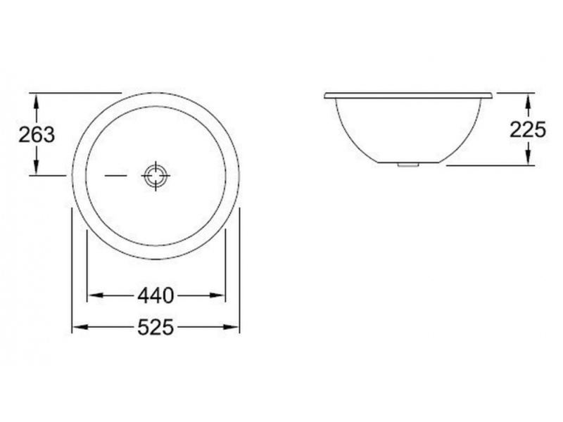 Купить Раковина Villeroy&Boch Loop&Friends, 53 х 53 см, встраиваемая снизу, белый, 61814301