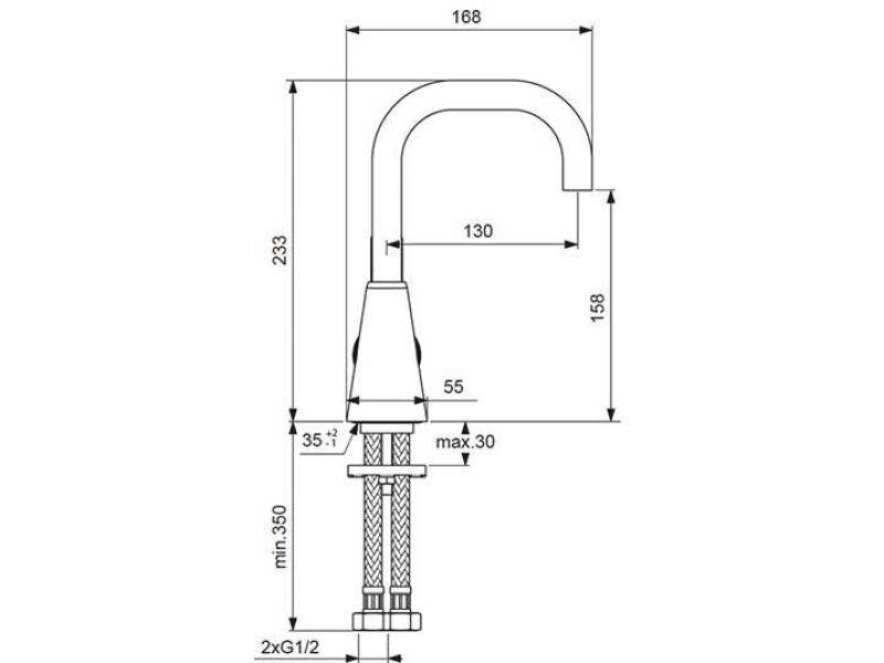 Купить Смеситель для раковины Vidima Uno BA235AA