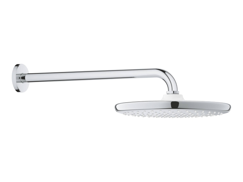 Купить Верхний душ Grohe Tempesta 250 + Душевой кронштейн 380 мм, хром 26668000