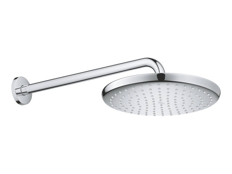 Купить Верхний душ Grohe Tempesta 250 + Душевой кронштейн 380 мм, хром 26668000