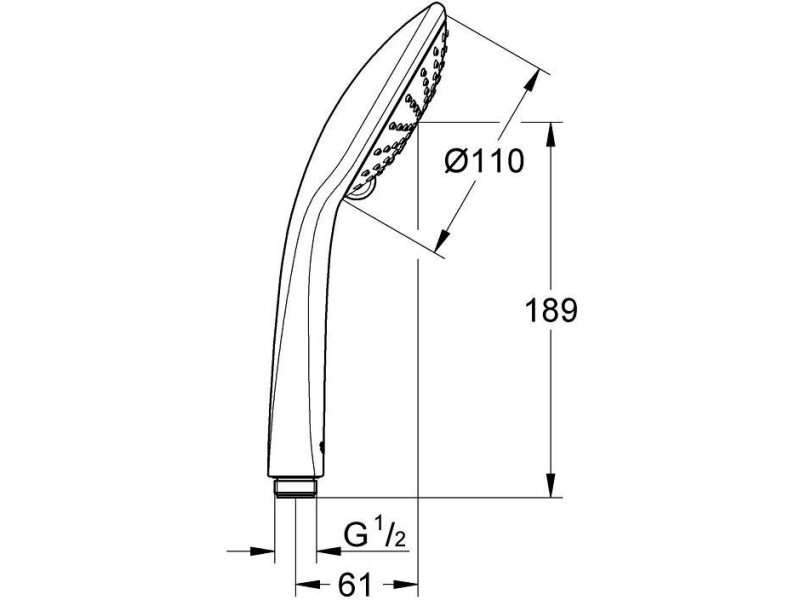 Купить Ручной душ Grohe Euphoria 27220000