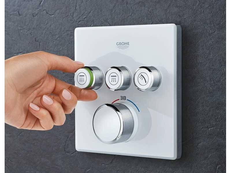 Купить Термостат для душа Grohe Grohtherm SmartControl 29157LS0 белая луна