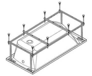 Монтажный комплект для ванны Santek Каледония 170x75 1.WH30.2.392