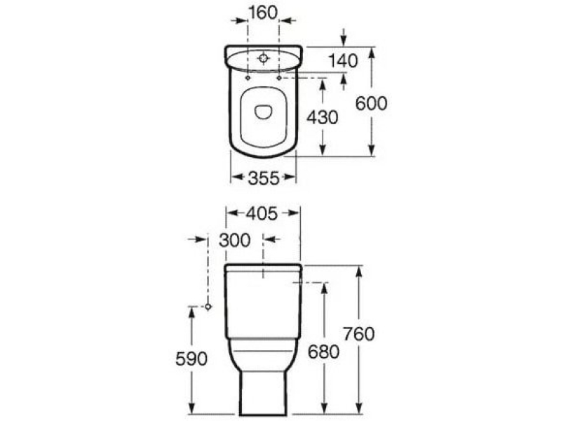 Купить Бачок Roca Dama Senso Compacto 34151B000