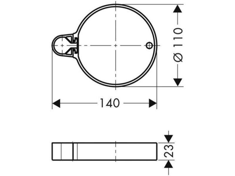 Купить Мыльница Hansgrohe Casseta'C 28678000