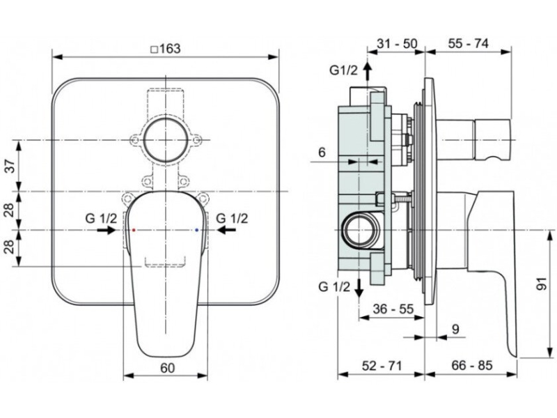 Купить Душевой комплект Ideal Standard Esla BD002XC