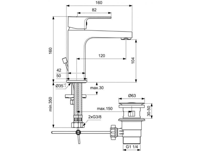 Купить Душевой комплект Ideal Standard Esla BD002XC