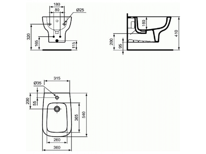 Купить Инсталляция Ideal Standard Prosys с биде Esedra, D386401, комплект