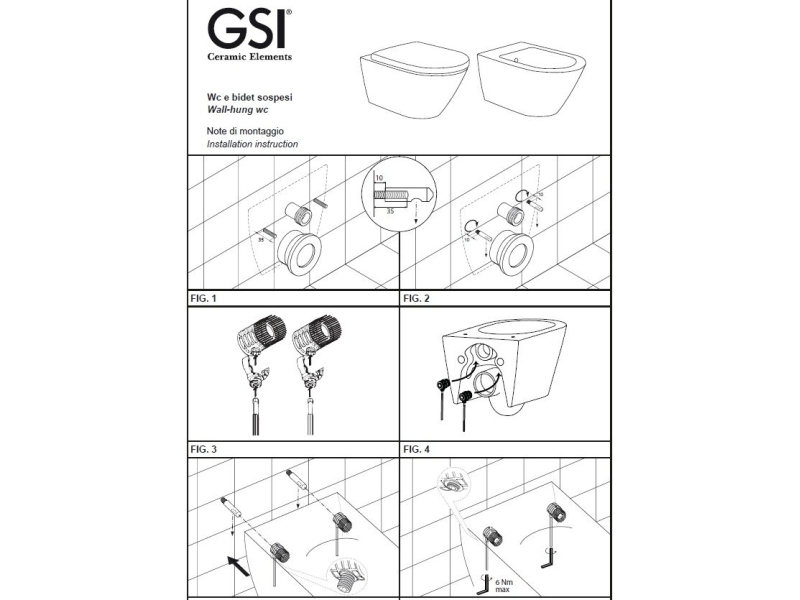 Купить Комплект креплений GSI FISR2