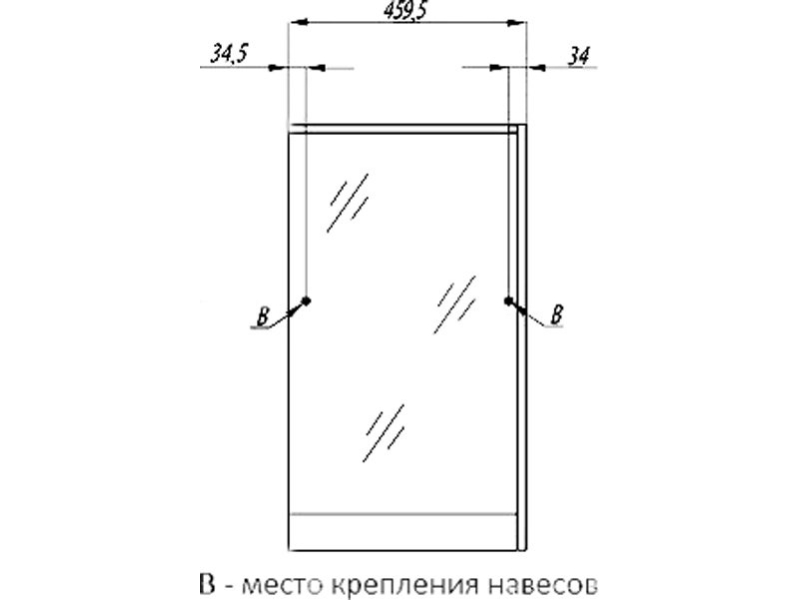 Купить Зеркальный шкаф Aquaton Эмма белый, дуб наварра 1A221802EAD80