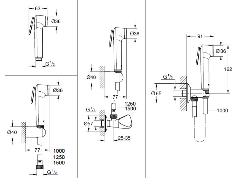 Купить Гигиенический душ Grohe Tempesta-F Trigger Spray 30 27512001