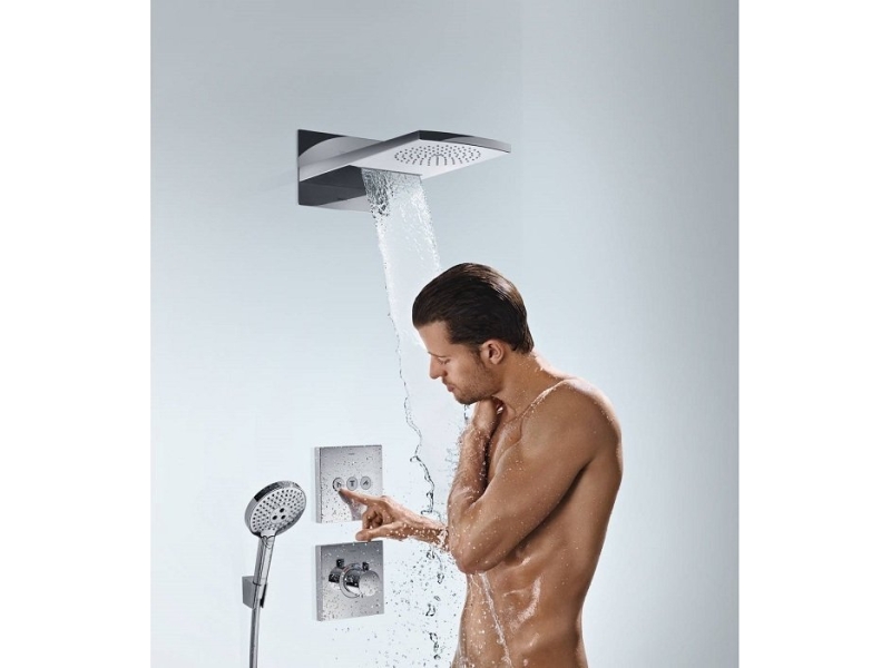 Купить Верхний душ Hansgrohe Rainfall 180 Air хром 28433000