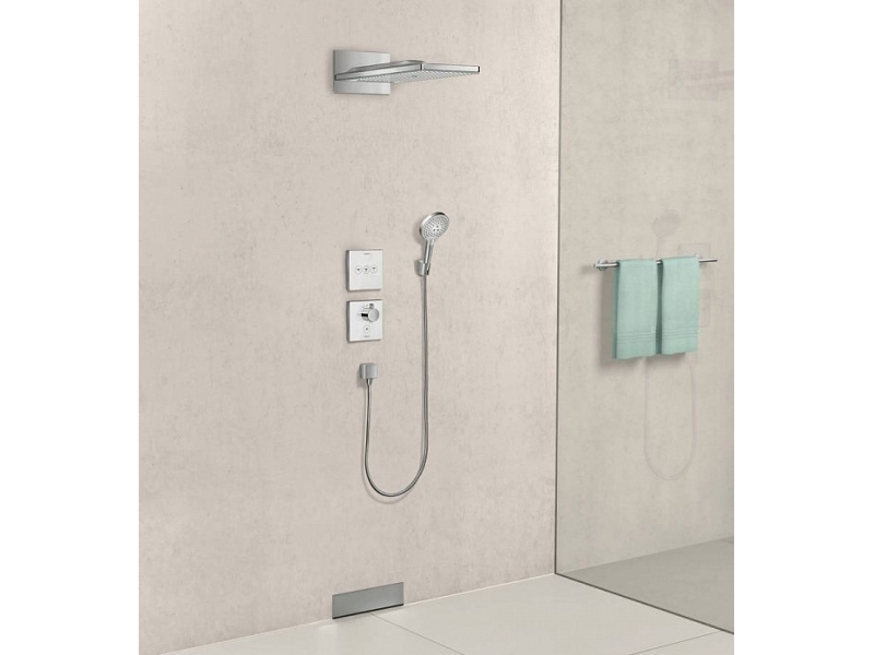 Купить Шланговое подсоединение Hansgrohe Fixfit Square 26455140 (бронза) с клапаном обратного тока