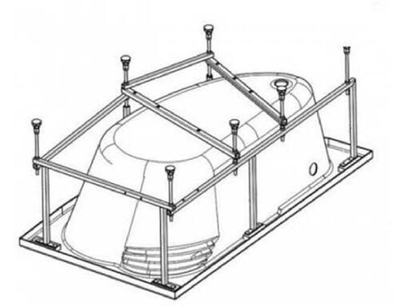Купить Монтажный комплект для ванны Santek Майорка XL 160х95 1.WH11.2.429
