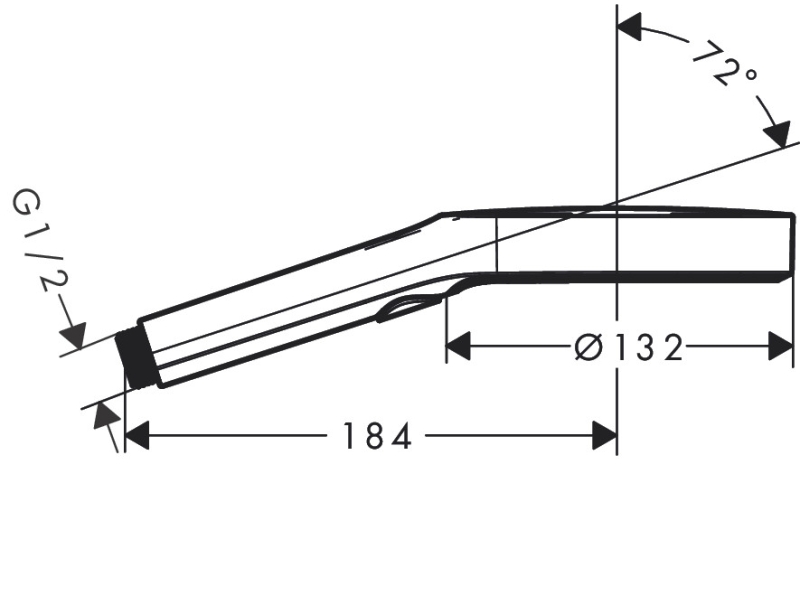 Купить Ручной душ Hansgrohe Rainfinity 130 3jet 26864990, полированное золото