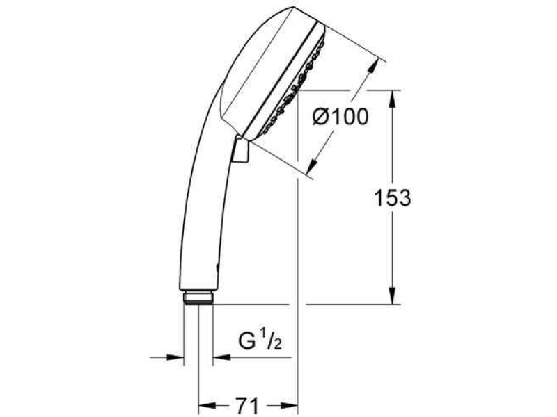 Купить Ручной душ Grohe New Tempesta Cosmopolitan 27572002