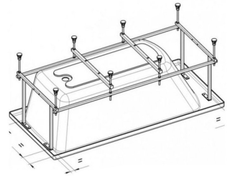 Купить Монтажный комплект BeCool 190x90 ZRU9303021 Roca