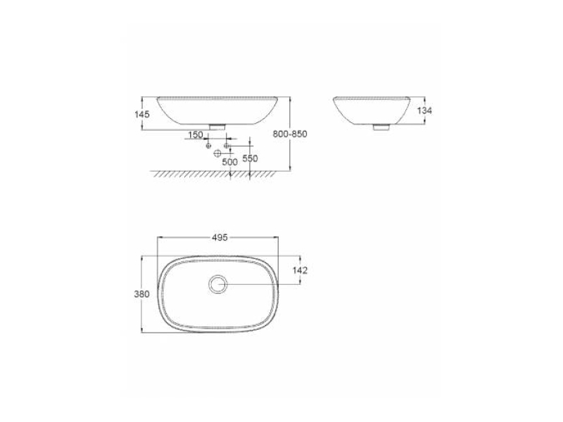 Купить Раковина накладная Grohe Eurostyle 39216000