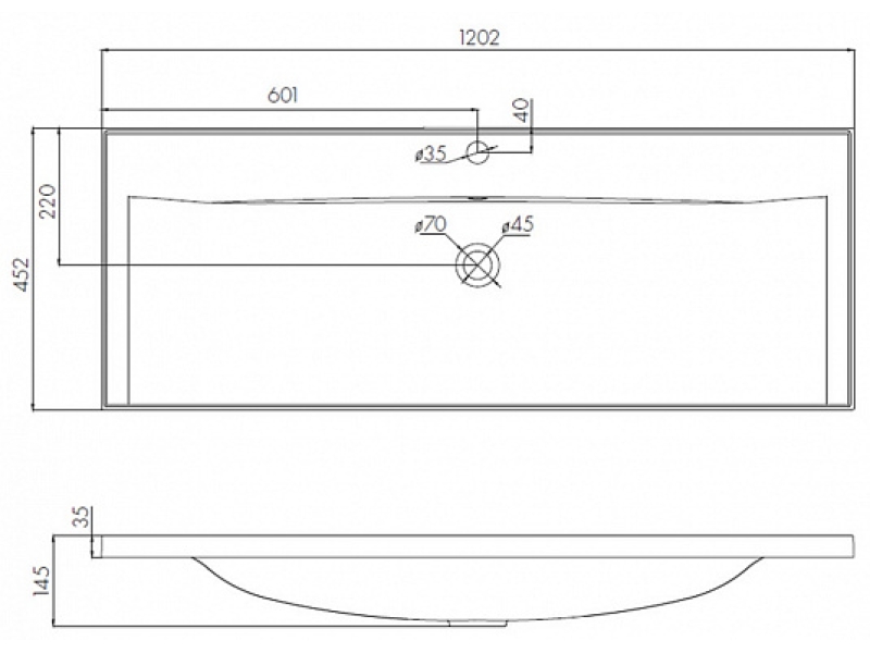 Купить 1A1687K2MA010 Набор: 1A168701MA010 Тумба-умывальник Мадрид 120 М / 1A729631AG010 Раковина Айрис 120